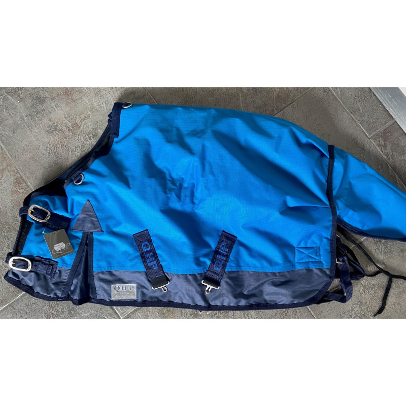 QHP 300gr Turnout deken, Blauw