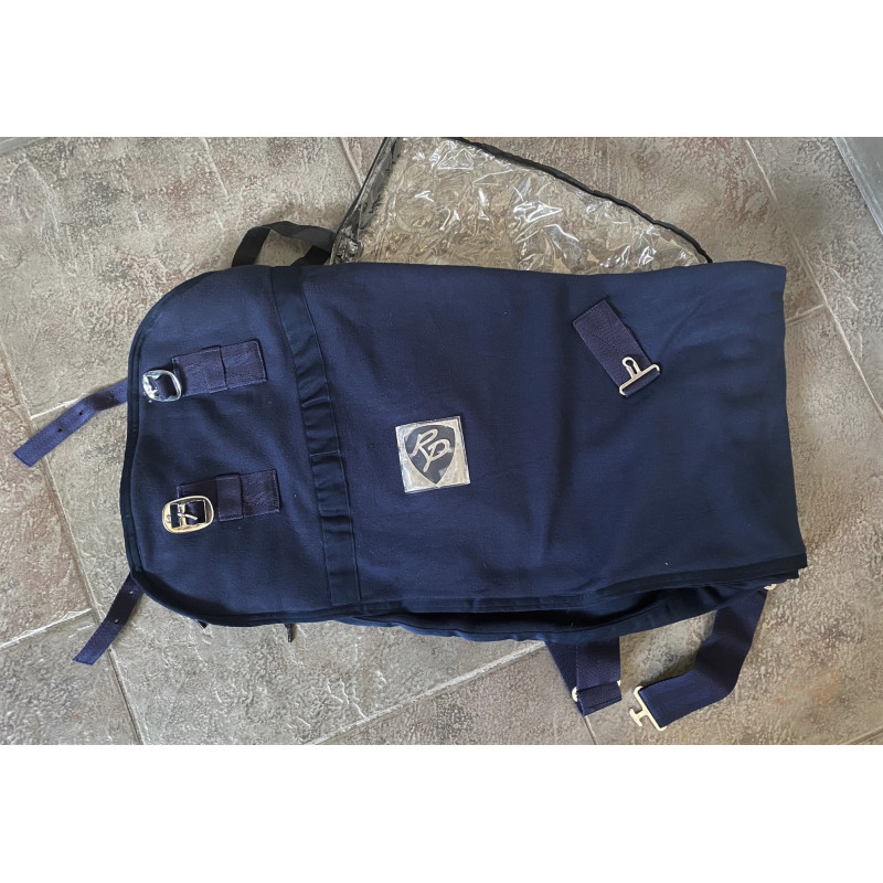 Rider Pro fleece zweetdeken m kruissingels, Navy