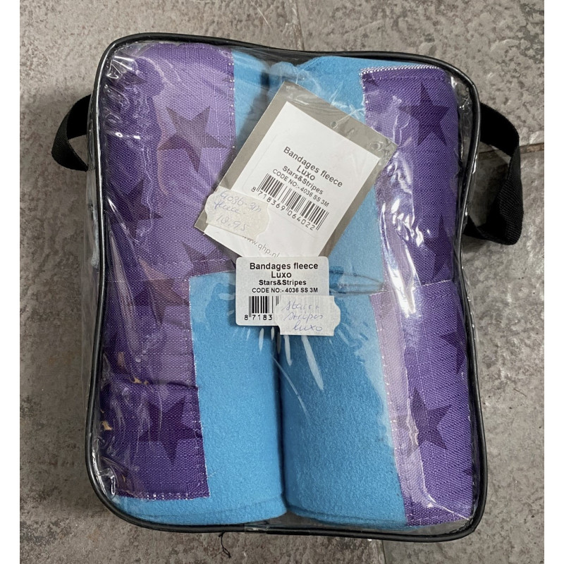 QHP bandages fleece luxo stars & stripes