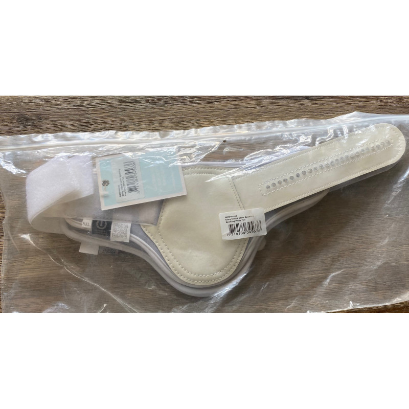 QHP shiny strijklappen Sparkling, Sparkling White