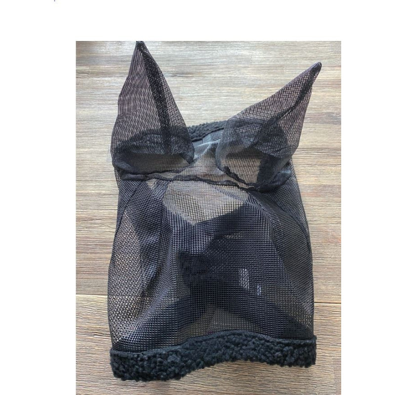 QHP vliegenkap met oren, Zwart