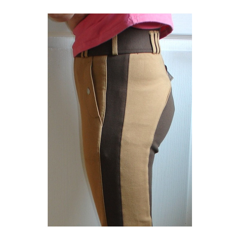 Horka Pleasure twotone rijbroek, Cognac