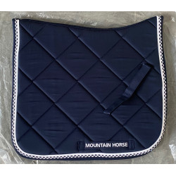 Mountain Horse zadeldek m luxe geborduurd logo, Donkerblauw
