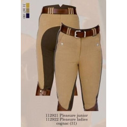 Horka Pleasure twotone rijbroek, Cognac