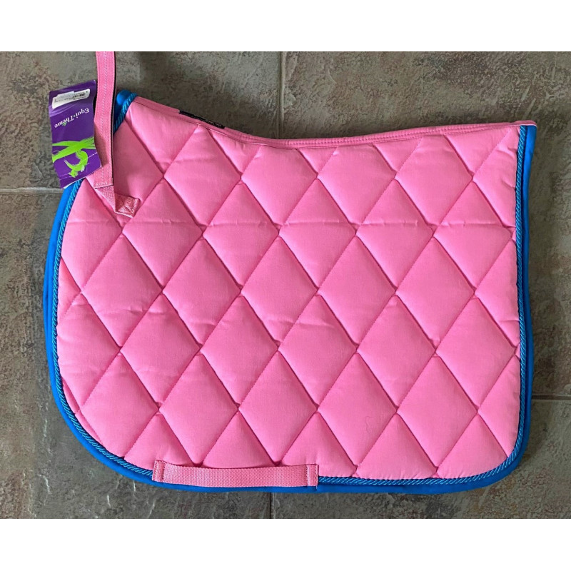 Equitheme zadeldek, Roze/Felblauw