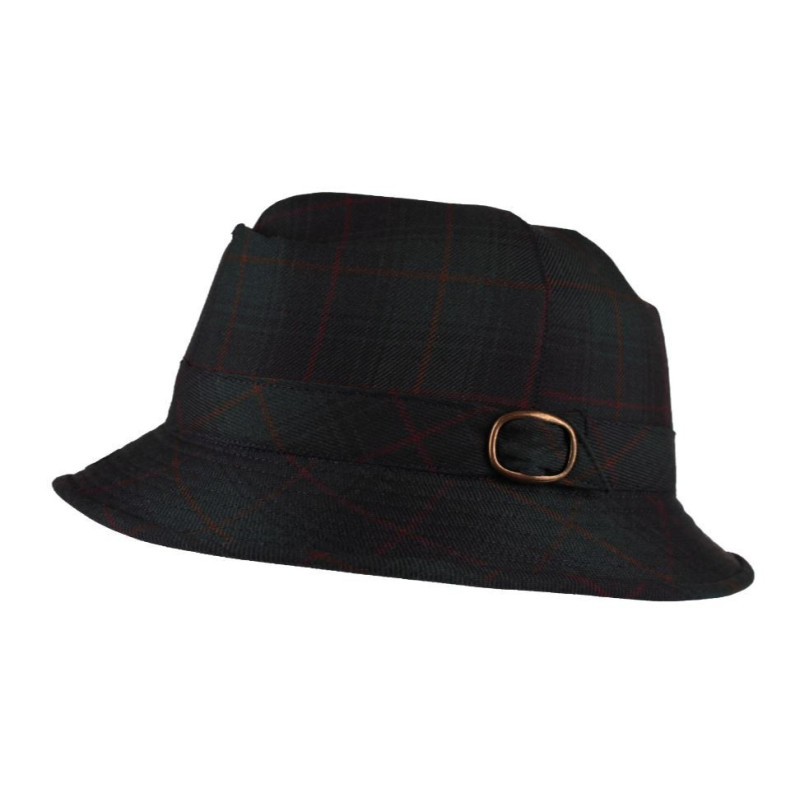 Horka sportieve hoed Globetrotter, blauw geruit