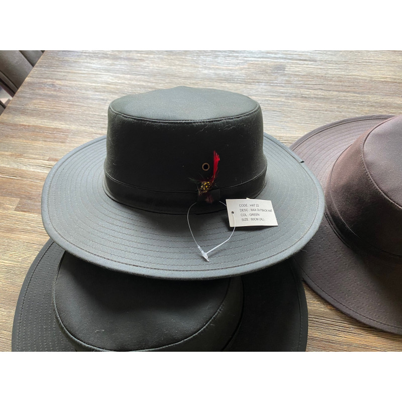 Wax Outback Hat/Hoed, Groen