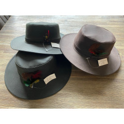 Wax outback hat/hoed, Bruin