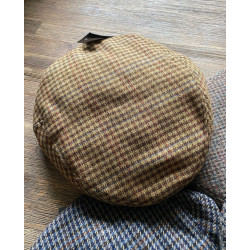 Horka decoratieve geruite pet, Camel/Bruin geruit