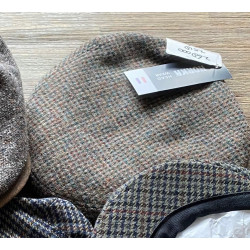 Horka decoratieve geruite pet, beige/groen/bordeaux/bruin/wit geruit