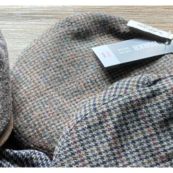 Horka decoratieve geruite pet, beige/groen/bordeaux/bruin/wit geruit