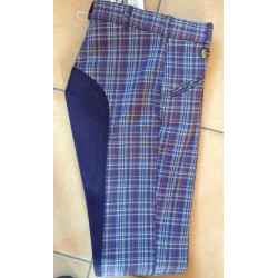 Kantrie Lifestyle rijbroek, kunstl.zit, kohlblau/jade