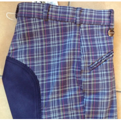 Kantrie Lifestyle rijbroek, kunstl.zit, kohlblau/jade