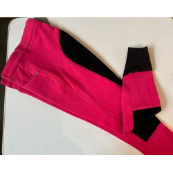 Red Horse rijbroek Hannah, kunstleren zitvlak, Lipstick