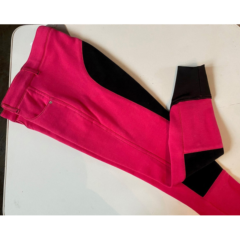 Red Horse rijbroek Hannah, kunstleren zitvlak, Lipstick