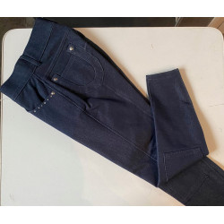 Imperial Riding rijbroek Sparkling Kneepatch, Denim Navy