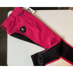 Horka Jr. rijbroek Riviera Elasta, Rose Pink