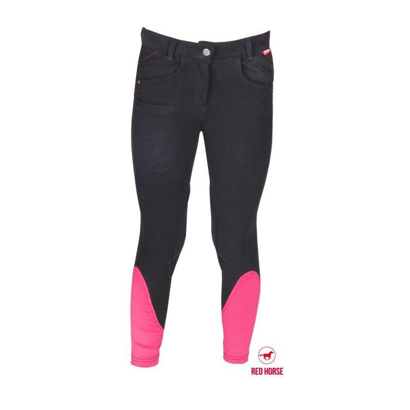 Red Horse rijbroek Evy Slimfit, Zwart