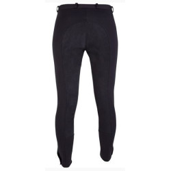 Horka softshell rijbroek Atlanta, kunstl. zitvlak, Zwart