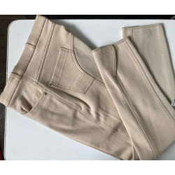 Horka rijbroek 111108, grip zitvlak, Beige