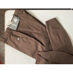 Horka rijbroek Sprinter, kunstl. kniestuk, Bruin