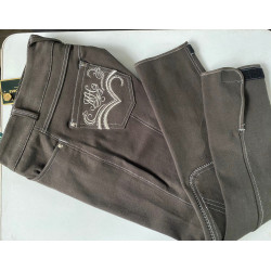 Mountain Horse rijbroek Jessie TK, stofknie, Earthyolive