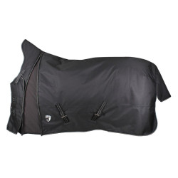 Horka 300gr winterdeken 600D met softshell, halfhoge hals, Zwart
