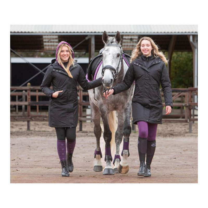 Harry's Horse Waterproof Jas Deluxe Halsa, Zwart