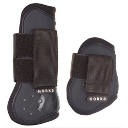 Horka PVC beenbeschermerset Strass, set van 4, Zwart