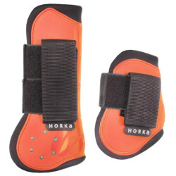 Horka beenbeschermerset Strass, Set van 4, Oranje