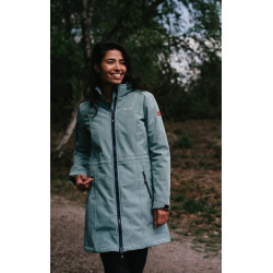 Nordberg Gitte Lange Padded Softshell Jas, Dark Navy Melange