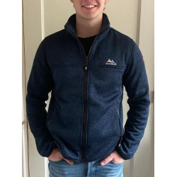 Nordberg Fred Bonded Fleece Vest, Navy Melange