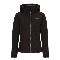 Nordberg Shirley padded softshell jas, Zwart