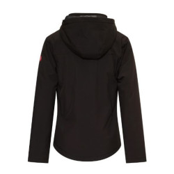 Nordberg Shirley padded softshell jas, Zwart