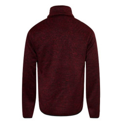 Nordberg Fred Bonded Fleece Vest, Bordeaux Melange