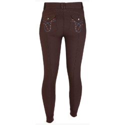 Horka Jr rijbroek Dakota Elasta, Bruin