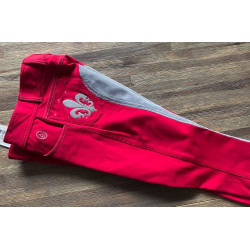 Imperial Riding rijbroek Lily Love Full Seat, Rood/grijs