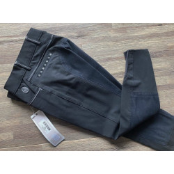 Imperial Riding rijbroek Flower Power Full Seat, Zwart