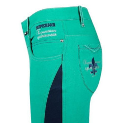 Horka Rijbroek Rimini Elasta, Siliconen Knie, Mint Green