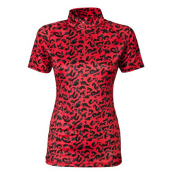 Harry's Horse shirt Just Ride Leopard, Coral