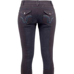 Horka Phoenix Elasta rijbr., kunstl.zit, anthracite