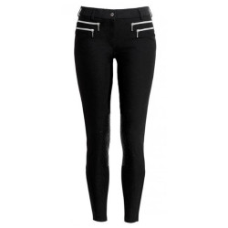 Mountain Horse Amy GTK Rijbroek met siliconen kniestukken, Zwart