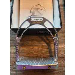 Jin Stirrup Dressage Swarovski stijgbeugels, Zilver
