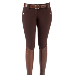 Horka Sensation rijbroek, Kunstl. Zit, Buffalo (dbruin)