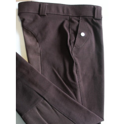 Horka Sensation rijbroek, Kunstl. Zit, Buffalo (dbruin)