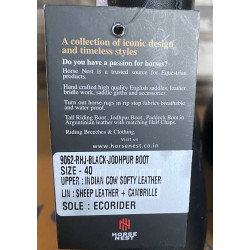 Horse Nest rundleren jodhpurs 9062-RHJ, Zwart