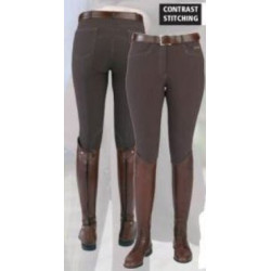 Horka Sprinter rijbr., contr.stiksel, bruin