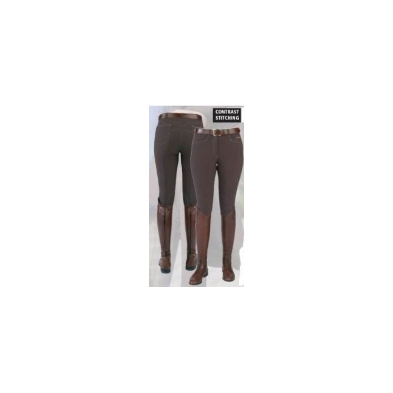 Horka Sprinter rijbr., contr.stiksel, bruin