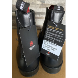 Horse Nest leren jodhpurs met rits voor 9072-RHZ, Zwart