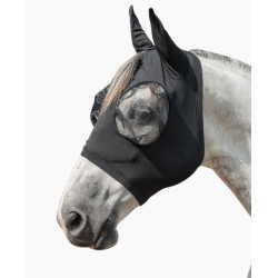 HKM vliegenmasker Elastic, Zwart